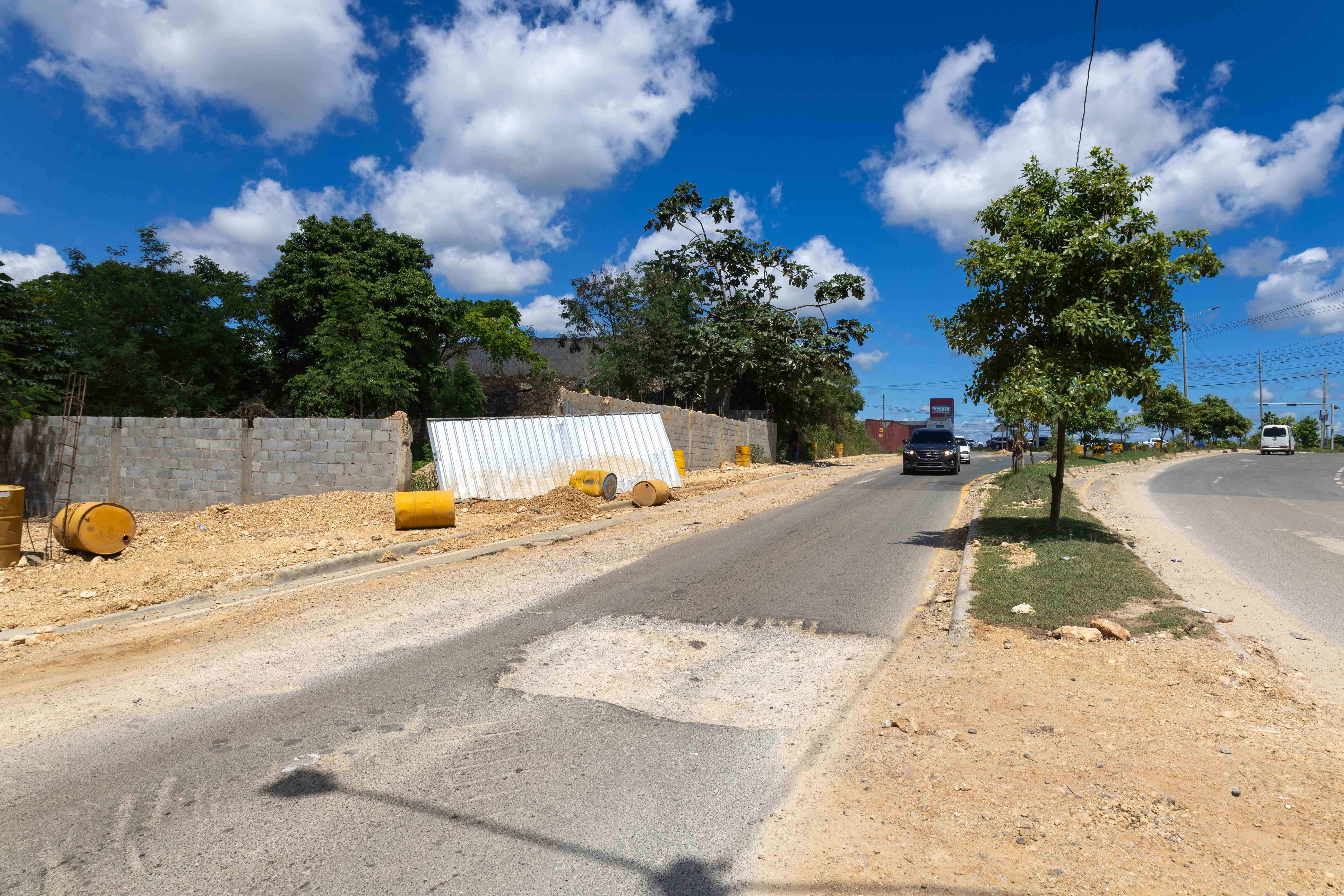 Los trabajos afectan&nbsp; por los tapones y el levantamiento de polvo.