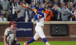 Grand slam de Lindor manda a Mets a Serie de Campeonato con triunfo 4-1 sobre Filis