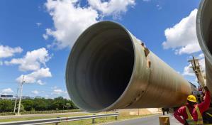 Caasd instala nueva tubería en la avenida Ecológica para ampliación del acueducto