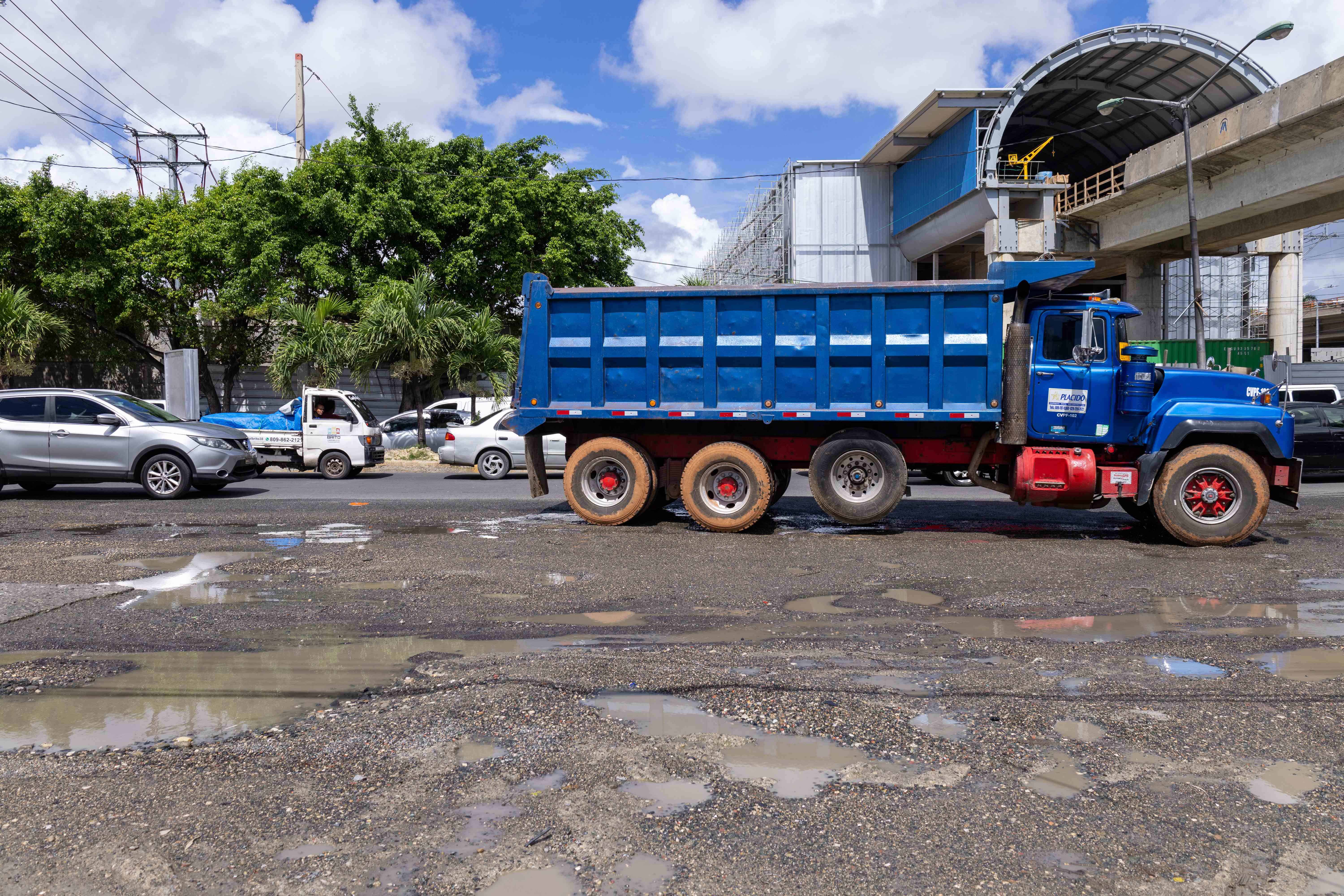 El lugar está prácticamente intransitable.