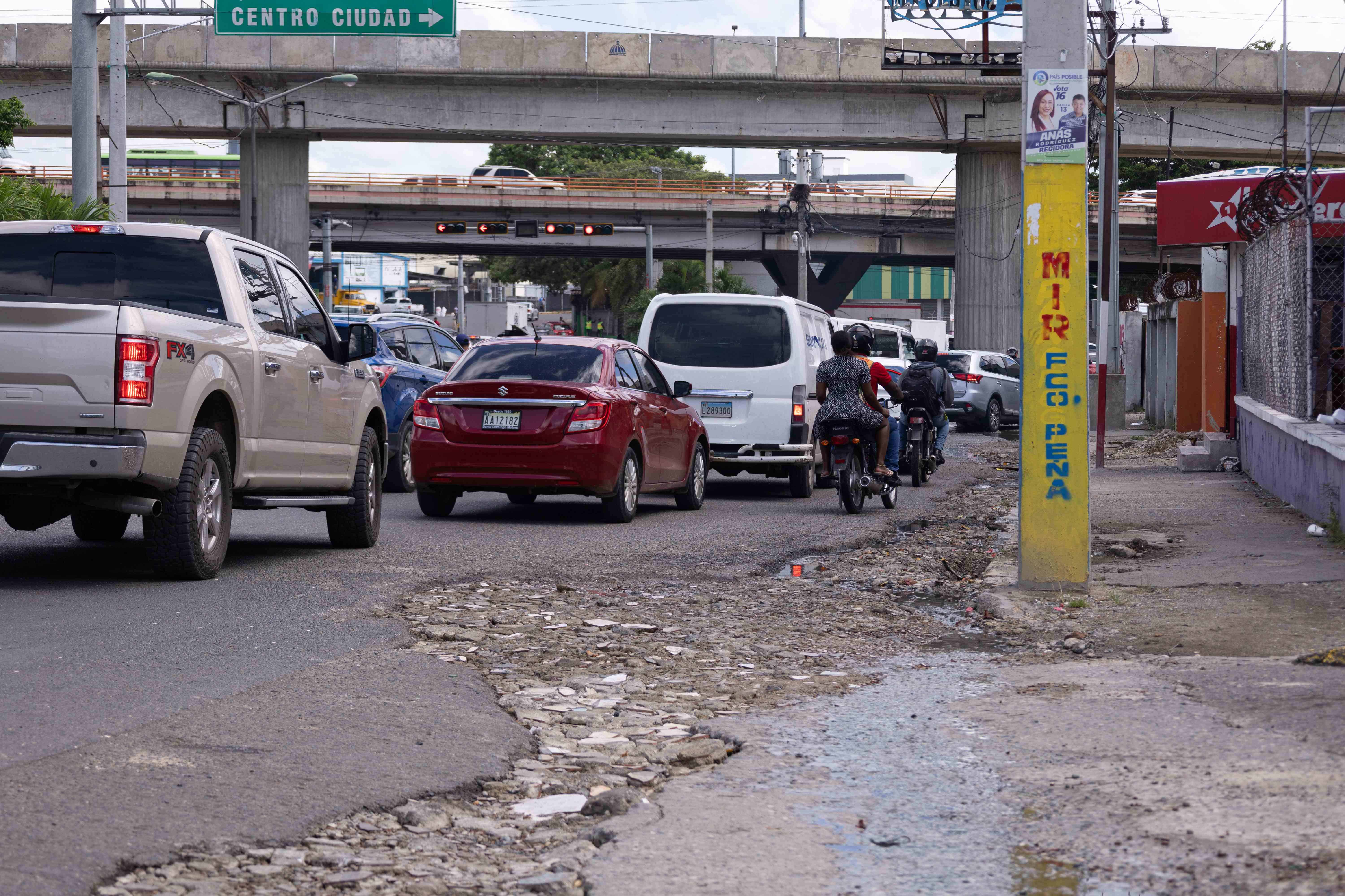 Los tapones son frecuentes en el lugar.