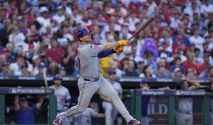 Próximo a ser agente libre, Pete Alonso extiende su paso con los Mets con cada jonrón en playoffs