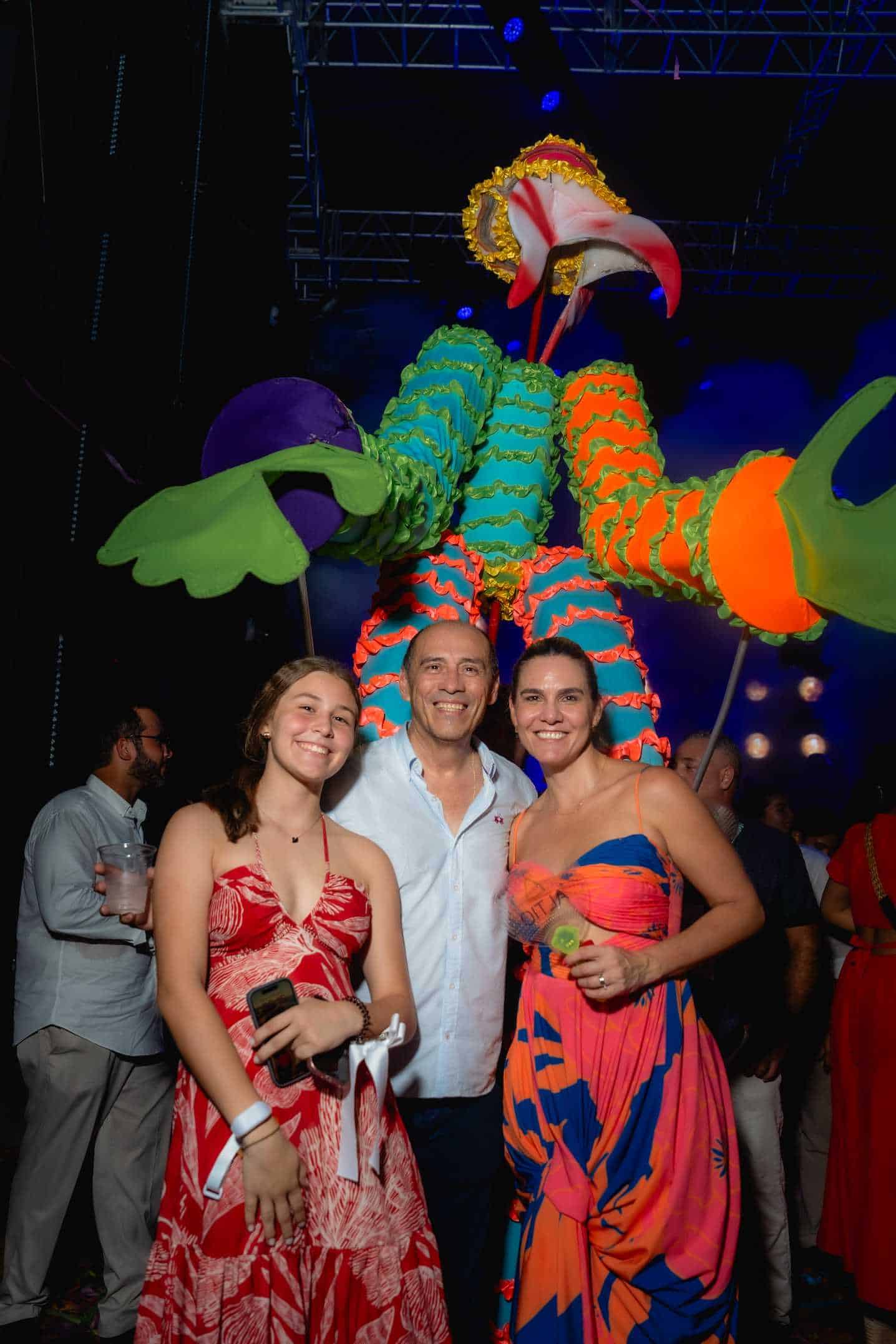 Manuela Chaparro, Cesar Chaparro y Maria Nyce Puyo.