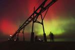 El cielo nocturno de Estados Unidos se ilumina con las auroras boreales