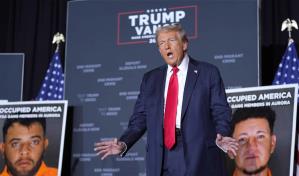 Trump visita la ciudad que us&oacute; para estigmatizar a venezolanos y promete limpiar el pa&iacute;s