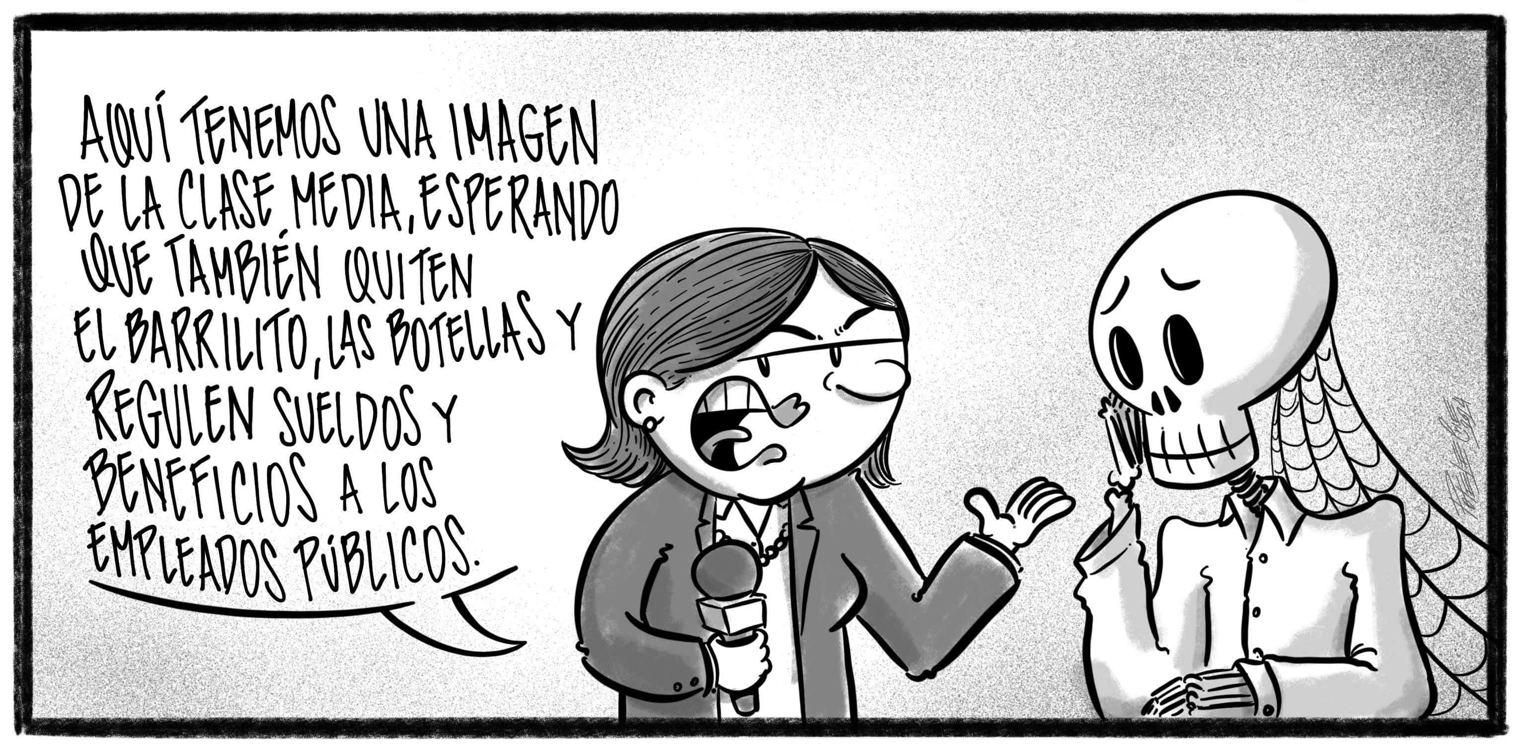 Caricatura de Noticiero Poteleche 14 octubre 2024