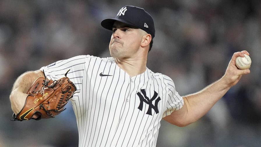 Carlos Rodón abrirá por Yankees en primer juego contra Guardianes, que van con Cobb