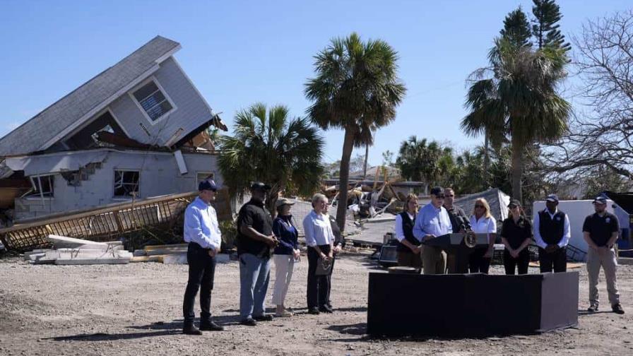 Biden anuncia ayuda de 612 millones de dólares para Florida por fenómenos naturales