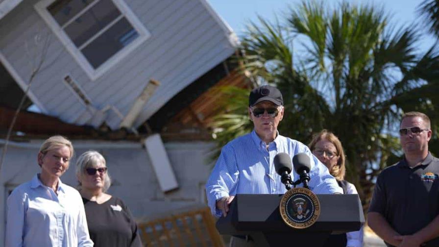 Biden examina daños del huracán Milton en Florida y Harris asiste a iglesia en Carolina del Norte