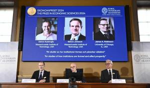 Nobel de Economía premia estudio de cómo unas instituciones débiles afectan al éxito de los países