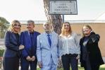 Inauguración de la calle Francis Ford Coppola en Cinecittà