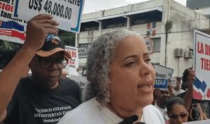 Víctimas de estafa inmobiliaria protestan en reclamo de justicia