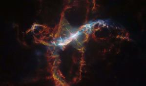 Hubble captura una imagen de R Aquarii, una de las estrellas más bulliciosas de la Vía Láctea