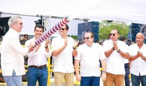 Abinader inaugura acueducto que beneficiará ocho mil habitaciones en Cabo Rojo