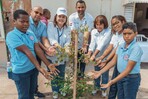 Alcaldía del DN inicia el Plan de Arbolado Urbano junto a estudiantes en la calle 42 de Capotillo Alcaldía del DN inicia el Plan de Arbolado Urbano junto a estudiantes en la calle 42 de Capotillo
