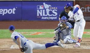 Marte y Alonso suministran oxígeno a Mets, que aplastan a Dodgers y prolongan Serie de Campeonato