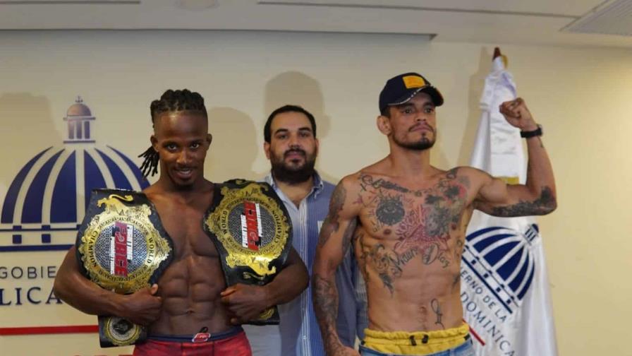 Dos dominicanos expondrán este sábado sus títulos MMA ante rivales colombianos