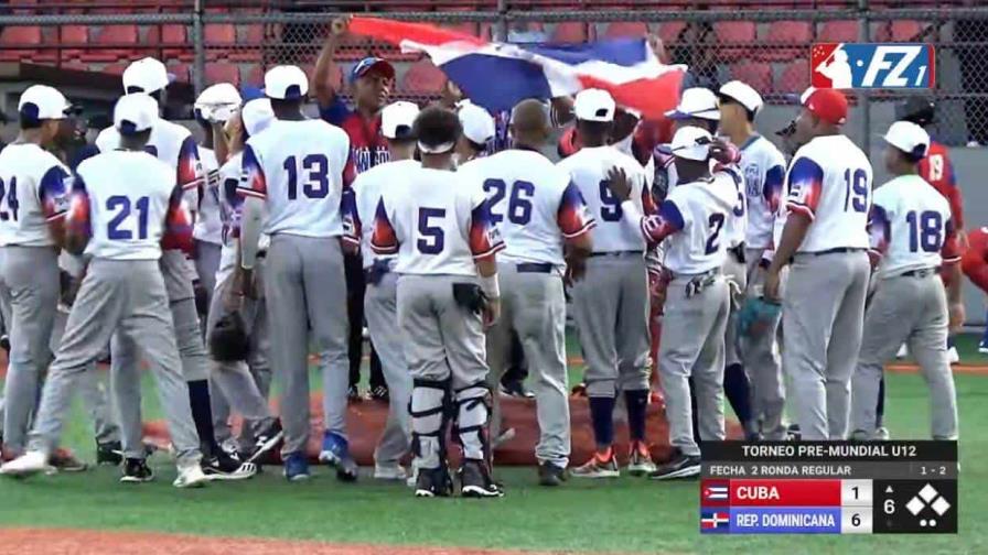 República Dominicana derrota a Cuba 6 por 1 para en el Panam U12