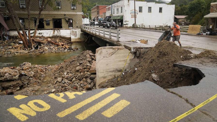 Un condado de Carolina del Norte contabilizó 30 muertes de más por el huracán Helene