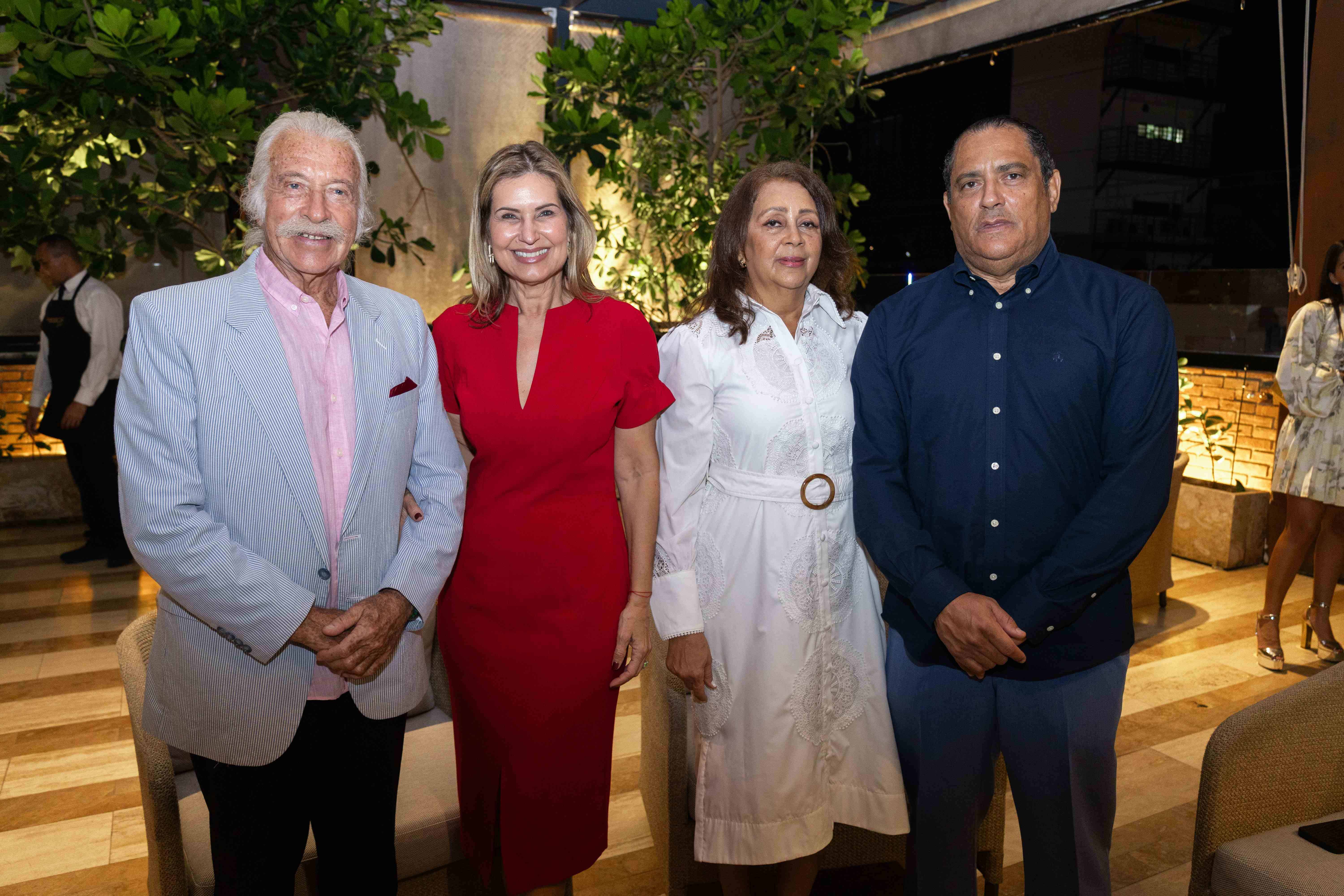 Leopoldo Maler, Jannette Stampar, Sonia Suárez y Rafael Suárez. 