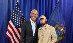 Obama rapea Lose Yourself de Eminem un mitin en Detroit