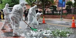 Globo norcoreano con basura cae en el complejo presidencial de Corea del Sur