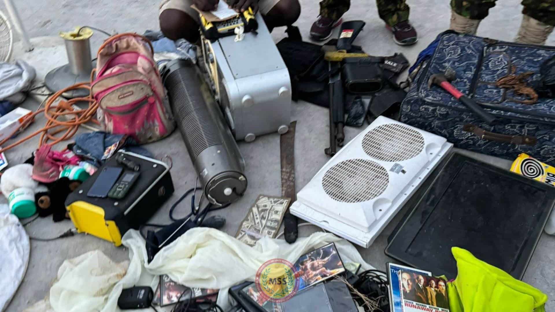 Artefactos incautados en los operativos de la Misión de Seguridad en Pont Sondé.