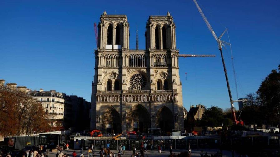 El viernes se podrá ver el interior restaurado de Notre-Dame de París en televisión