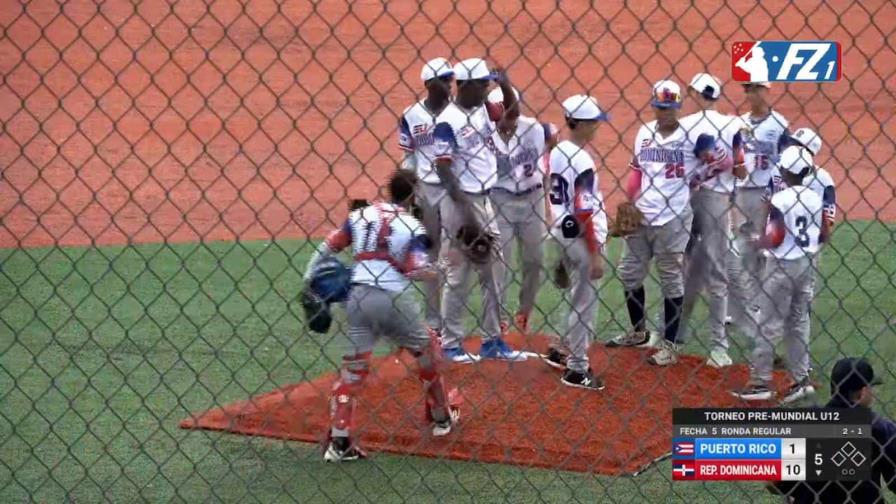 República Dominicana derrota a Puerto Rico, gana Grupo B y clasifica al Mundial U12