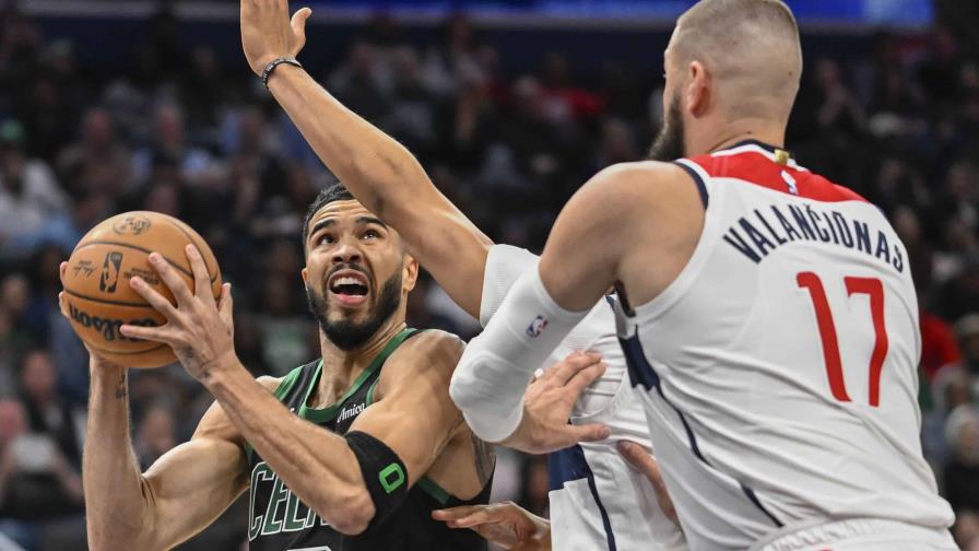 Tatum y Brown brillan en paliza  propinada por los Celtics en Washington