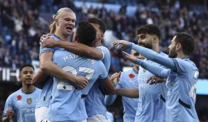 Haaland lleva a Manchester City a la cima de la Premier League