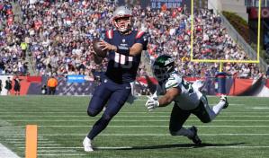 Maye abandona con conmoción, pero Patriots sacan victoria ante Jets