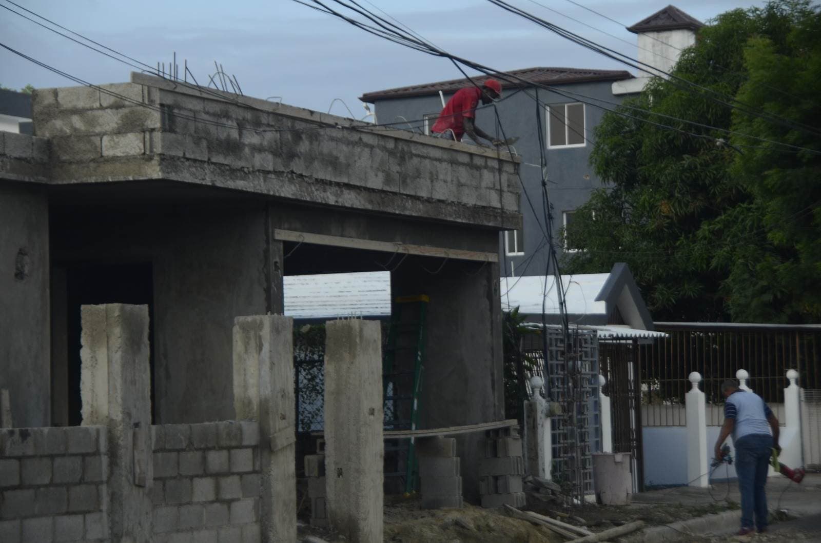 Un obrero del sector construcción.