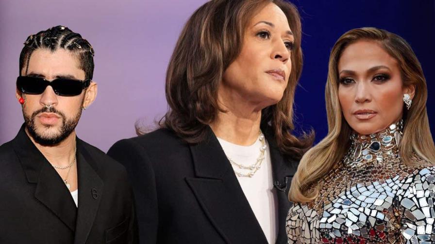 Kamala Harris dice estar orgullosa de contar con el apoyo de Bad Bunny y JLO en su campaña