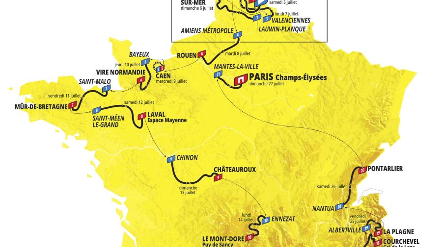 El Tour de Francia vuelve a la tradición después de que la edición 2024 terminó en Niza