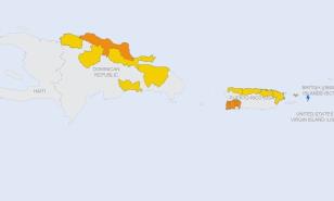 Indomet emite alerta por fuertes lluvias en el Distrito Nacional y varias provincias