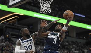 Mavs superan a Timberwolves en revancha de finales del Oeste, con 35 puntos de Irving