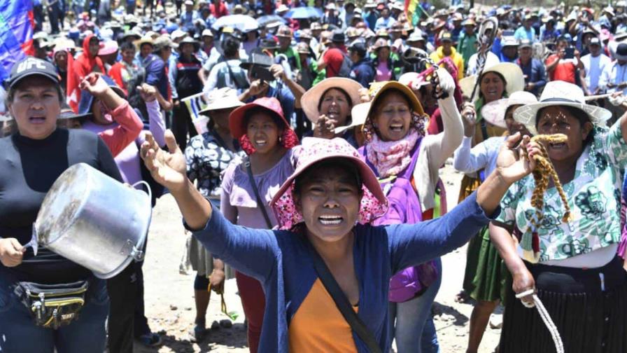 Choques en una protesta contra el gobierno de Arce dejan 30 heridos en Bolivia