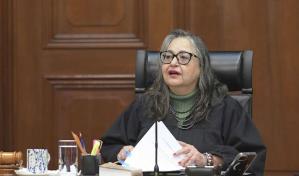 La presidenta de la Suprema Corte de México presenta su renuncia ante el Senado