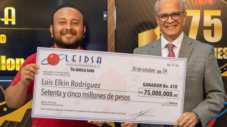 Leidsa entrega 75 millones a técnico eléctrico