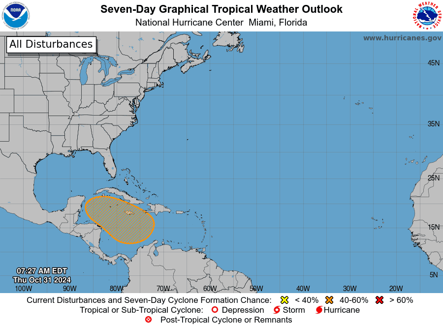 Sistema vigilado en el mar Caribe.