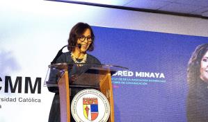 Pucmm reconoce a Mildred Minaya como Personalidad corporativa del a&ntilde;o