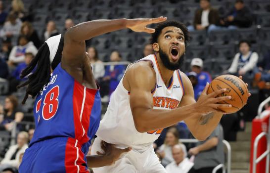 Jalen Brunson 36, Karl-Anthony Towns anota 21 y Knicks aplastan a Pistons 128-98