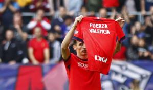Osasuna dedica victoria a su entrenador y a víctimas de las inundaciones de Valencia