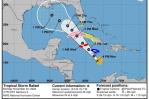 Depresión tropical se convierte en la tormenta Rafael