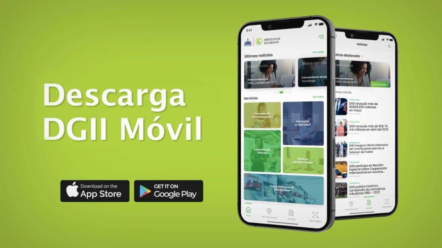 La DGII anuncia mejoras y nuevas funciones en su aplicación móvil