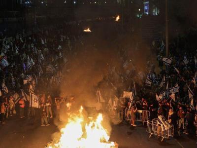 Protestas en Israel contra destitución del ministro de defensa