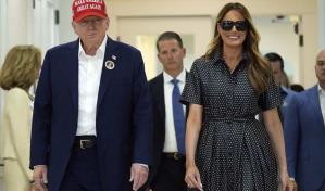 Trump y Melania agradecen a su personal de campaña por el gran trabajo