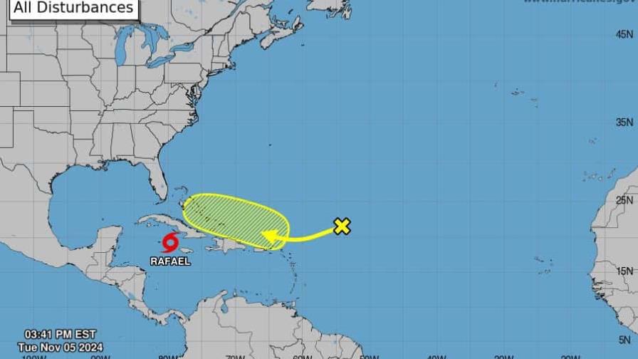 Indomet monitorea baja presión en las Antillas Menores que podría convertirse en ciclón tropical