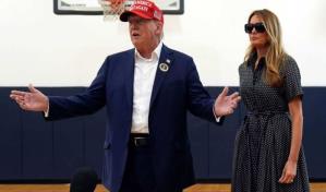 Trump afirma que será una gran victoria tras depositar su voto en Florida